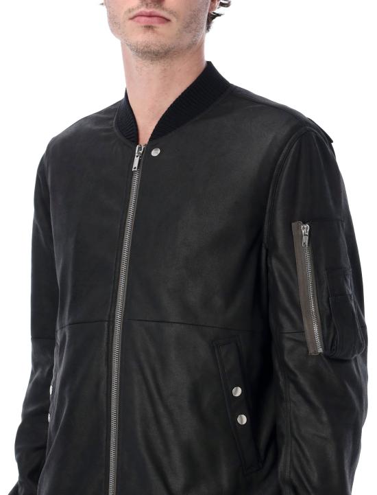 26SS 릭 오웬스 봄버 자켓 RU01F2778LBF 09 BLACK - RICK OWENS
