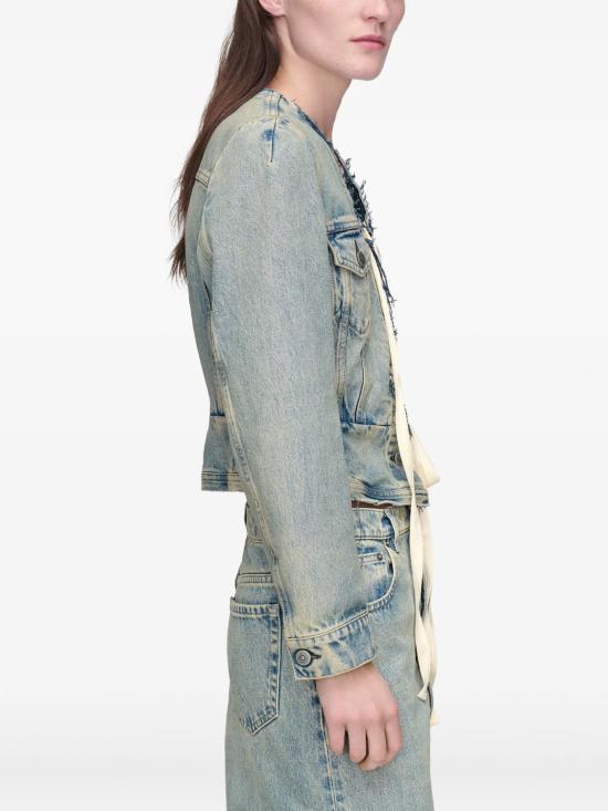 26SS 마르지엘라 자켓 S29AM0412M30066 962 LIGHT BLUE - MAISON MARGIELA