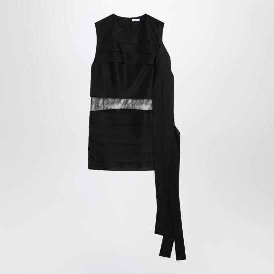 26SS 살바토레 페라가모 숏 원피스 0794497SI NR BLACK