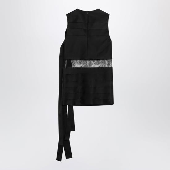 26SS 살바토레 페라가모 숏 원피스 0794497SI NR BLACK - SALVATORE FERRAGAMO