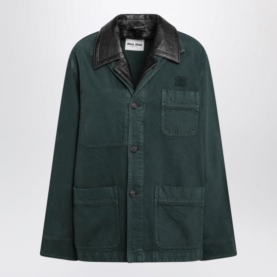 26SS 미우미우 자켓 MH2053OOO19R2 F0422 GREEN