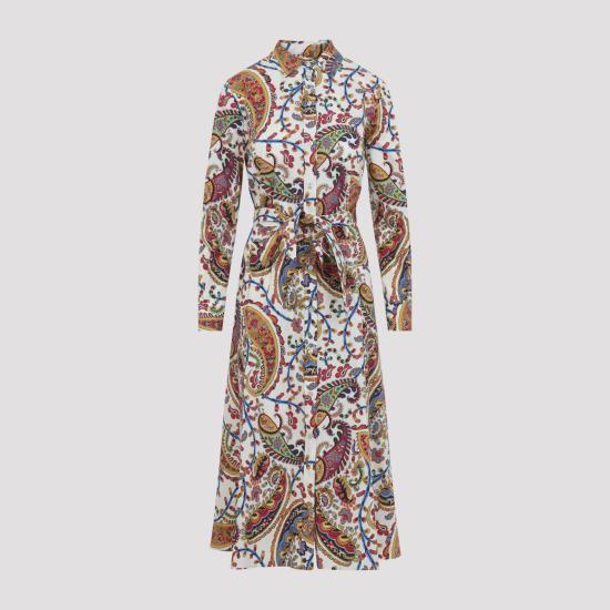 26SS 에트로 미디 원피스 WRHA0521AKH82 X0801 MULTICOLOR - ETRO