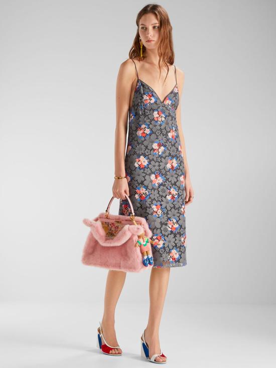 26SS 펜디 미디 원피스 FDD558AW9E F1W0R GREY - FENDI