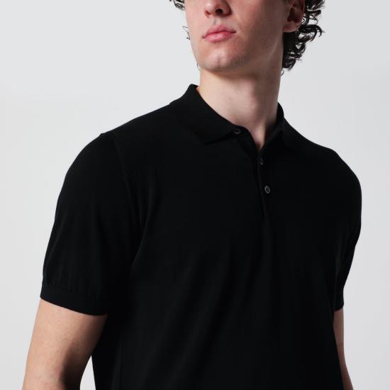 26SS 드루모어 폴로 티셔츠 D0GN202CO 690 BLACK - DRUMOHR