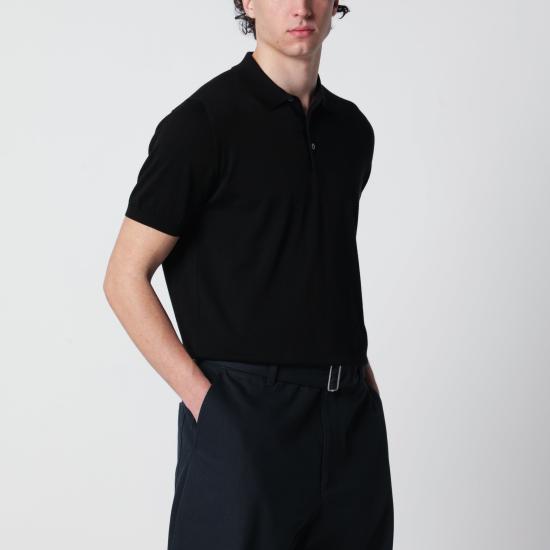26SS 드루모어 폴로 티셔츠 D0GN202CO 690 BLACK