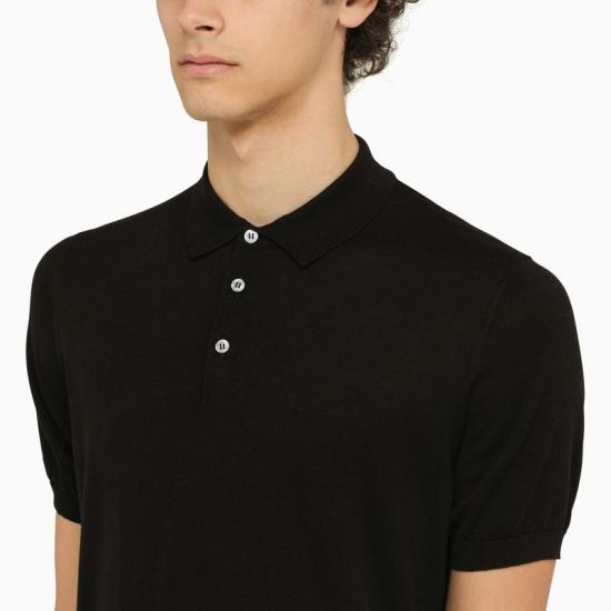 26SS 드루모어 폴로 티셔츠 D0GN202CO 690 BLACK - DRUMOHR