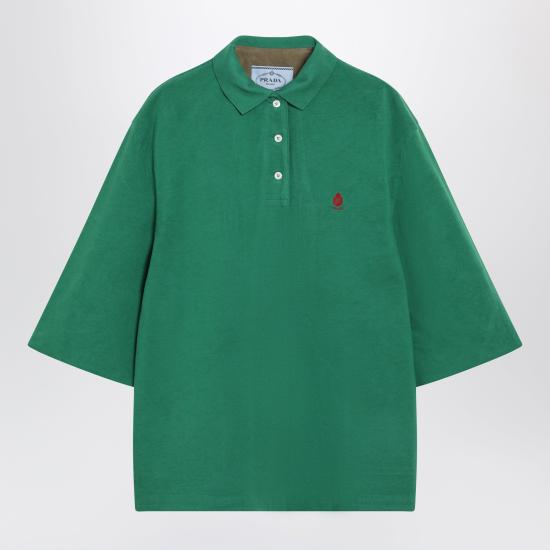 26SS 프라다 폴로 티셔츠 29C372OOO19QM F05HY GREEN