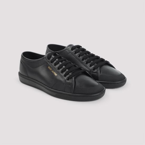 26SS 생로랑 GYM 짐 스무스 레더 스니커즈 82008700N00 1000 BLACK - SAINT LAURENT