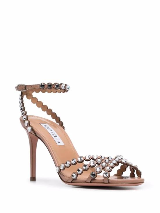 26SS 아쿠아주라 샌들 TQLMIDS0NAP PWP PINK - AQUAZZURA