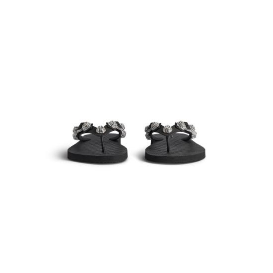 26SS 발렌시아가 샌들 784853W1TA8 1010 BLACK - BALENCIAGA