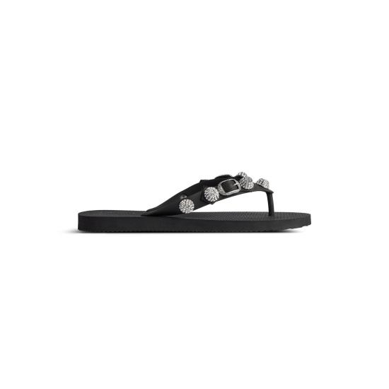 26SS 발렌시아가 샌들 784853W1TA8 1010 BLACK