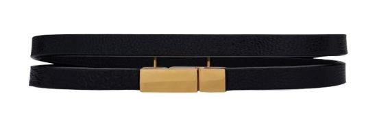 26SS 생로랑 팔찌 745602BL40J 1000 BLACK - SAINT LAURENT