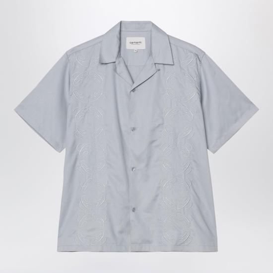 26SS 칼하트 WIP 숏슬리브 시그넷 셔츠 I036227CO 1NKXX GREY
