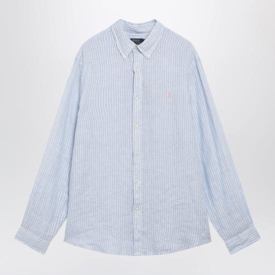 26SS 폴로 랄프로렌 긴팔 셔츠 710B15594005LI BW LIGHT BLUE