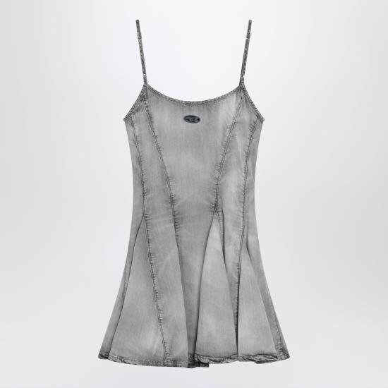 26SS 디젤 미디 원피스 A23862068WG 02 BLACK - DIESEL