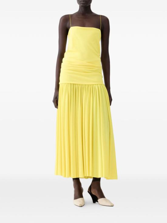 26SS 자크뮈스 롱 원피스 DRW00792AJ00253 250 YELLOW - JACQUEMUS