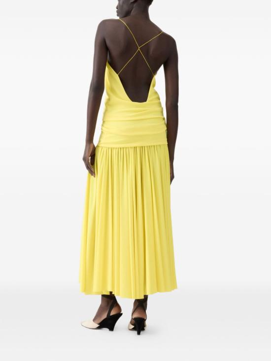 26SS 자크뮈스 롱 원피스 DRW00792AJ00253 250 YELLOW - JACQUEMUS
