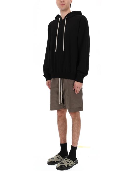 26SS 릭 오웬스 후드 티셔츠 RR01F2281BAEP16 0911 BLACK - RICK OWENS