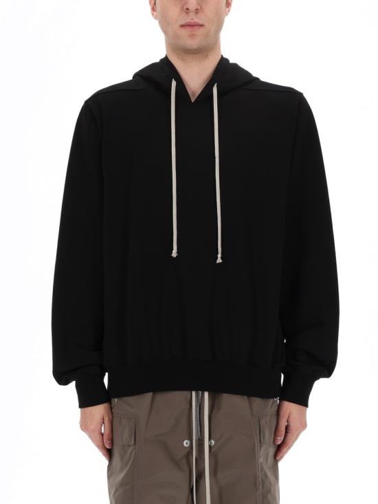 26SS 릭 오웬스 후드 티셔츠 RR01F2281BAEP16 0911 BLACK