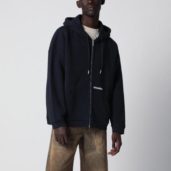 26SS 디스퀘어드2 후드 티셔츠 S74HG0185D25027 478 BLUE