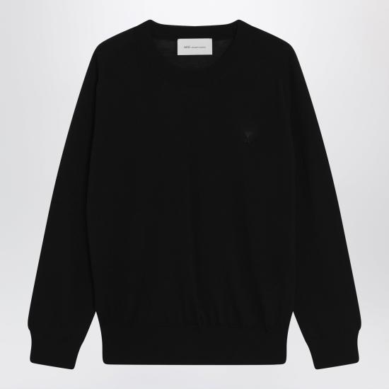 26SS 아미 스웨터 HKS866KN0039 0180 BLACK