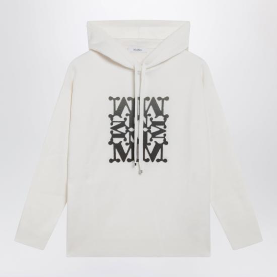 25FW 막스마라 후드 티셔츠 TADDEOWO 011 WHITE