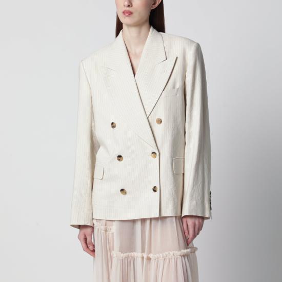 26SS 드리스 반 노튼 수트 자켓 104413360 005 WHITE