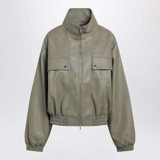 26SS 더프랭키샵 가죽 자켓 JAFS22137EL 430 GREEN