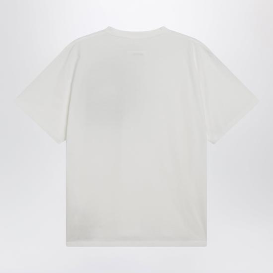 26SS MM6 메종마르지엘라 스프레이 페인트 티셔츠 SH0GC0067M20048 101 WHITE - MM6 MAISON MARGIELA
