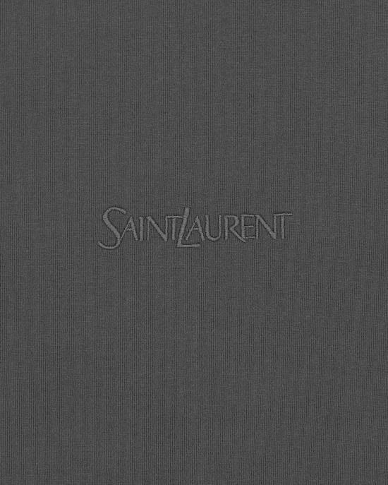 26SS 생로랑 반팔 티셔츠 857461Y37XE 1000 BLACK - SAINT LAURENT