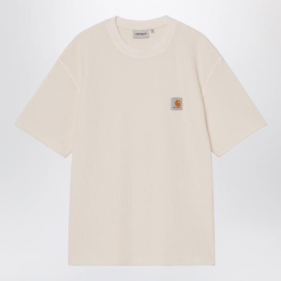 26SS 칼하트 WIP 숏슬리브 넬슨 와플 티셔츠 I036185CO 05GD BEIGE