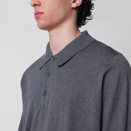 26SS 존스메들리 폴로 티셔츠 FINCHLEYCO CH GREY - JOHN SMEDLEY