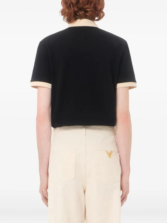 26SS 발렌티노 가라바니 반팔 티셔츠 8V0MH01KBGT 9RA BLACK - VALENTINO GARAVANI