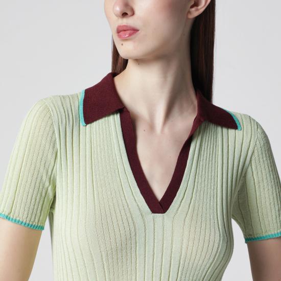 26SS 로베르토 콜리나 폴로 티셔츠 261FXA28024VI 45 MULTICOLOR - ROBERTO COLLINA