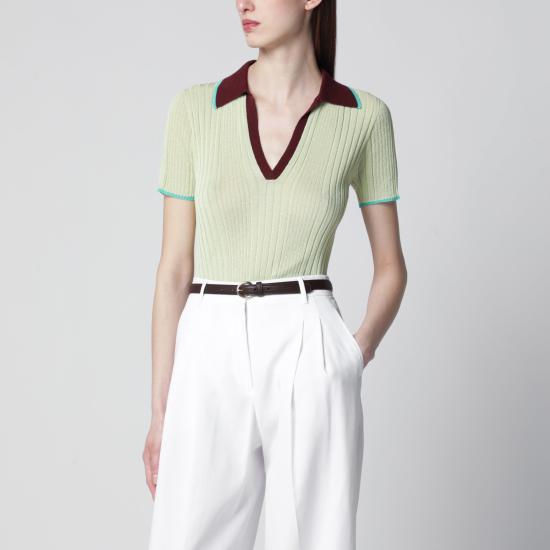 26SS 로베르토 콜리나 폴로 티셔츠 261FXA28024VI 45 MULTICOLOR