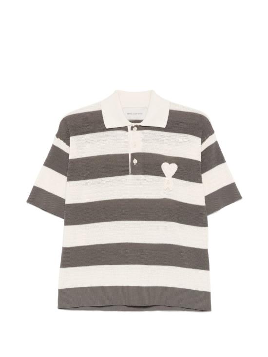 26SS 아미 코튼 숏슬리브 아미 드 하트 폴로 FPL430KN0153 A152 WHITE