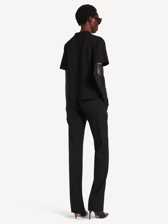 26SS 발렌시아가 반팔 티셔츠 850990TUVE4 1000 BLACK - BALENCIAGA