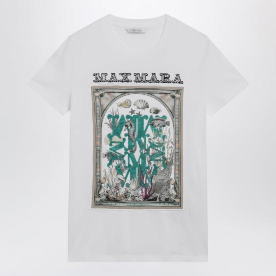 26SS 막스마라 반팔 티셔츠 MXMSPADINOCO 019 WHITE