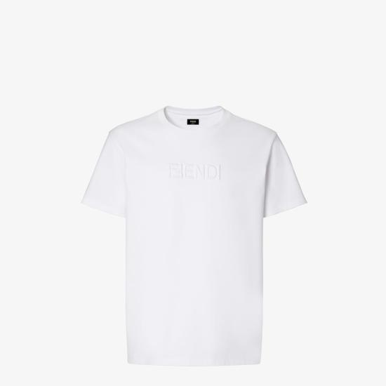 26SS 펜디 반팔 티셔츠 FY1319AY0G F0QA0 WHITE