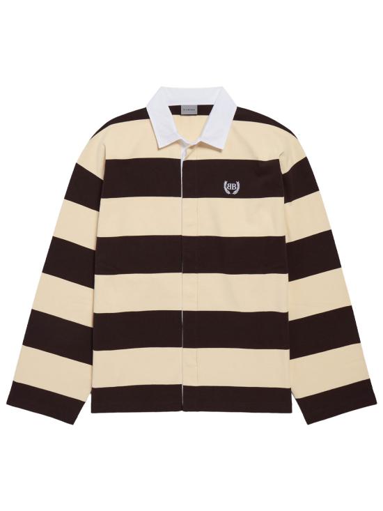 26SS 발렌시아가 폴로 티셔츠 871654TUVL5 6110 BROWN