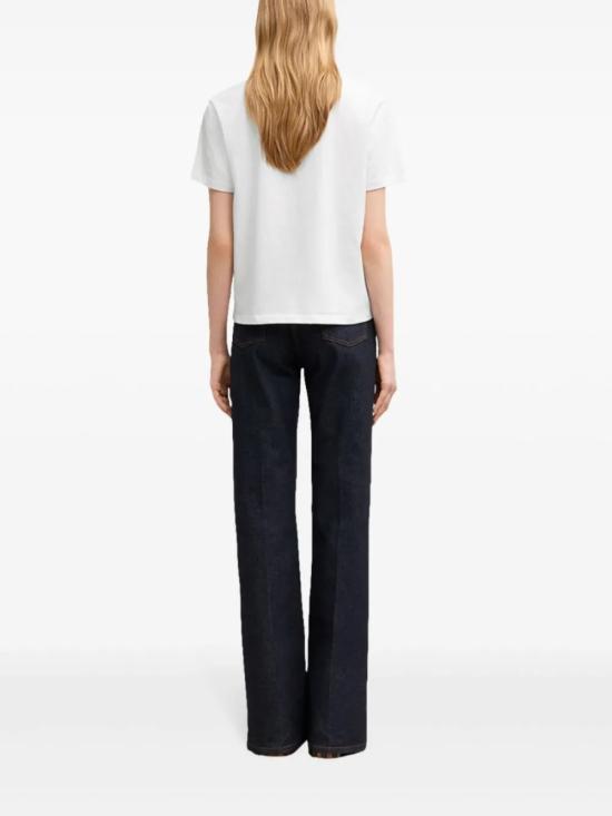 26SS 아미 스몰 하트 로고 티셔츠 BFUTS035724 100 WHITE - AMI