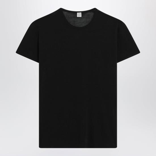 26SS 토템 반팔 티셔츠 252WRT0476YA0173 001 BLACK