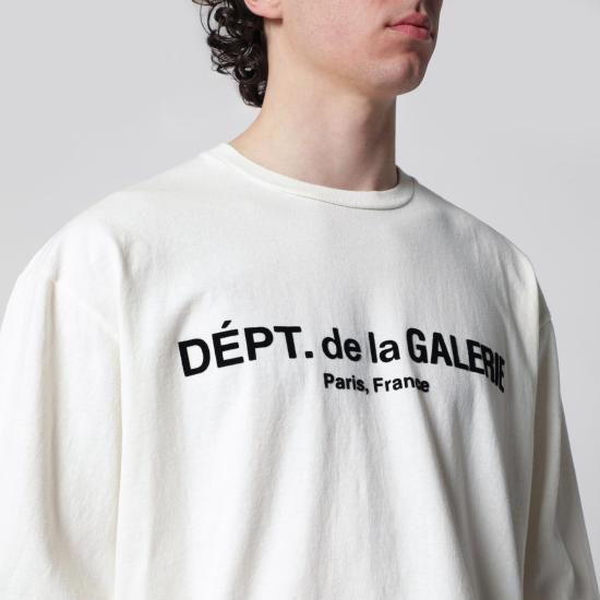26SS 갤러리 디파트먼트 긴팔 티셔츠 TOP037CO WC WHITE - GALLERY DEPT