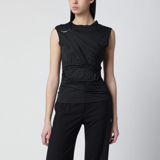 26SS 두라찌 반팔 티셔츠 SS26T05TT0087 B002 BLACK