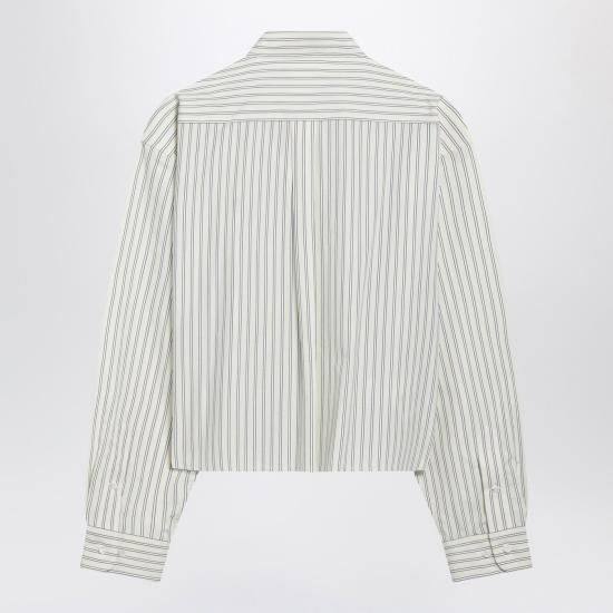 26SS 미우미우 블라우스 셔츠 긴팔 탑 MK1659OOO180U F0061 Cream - MIU MIU