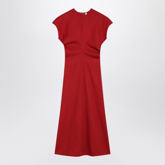 26SS 토템 롱 원피스 261WRD1103FB0568 344 Red
