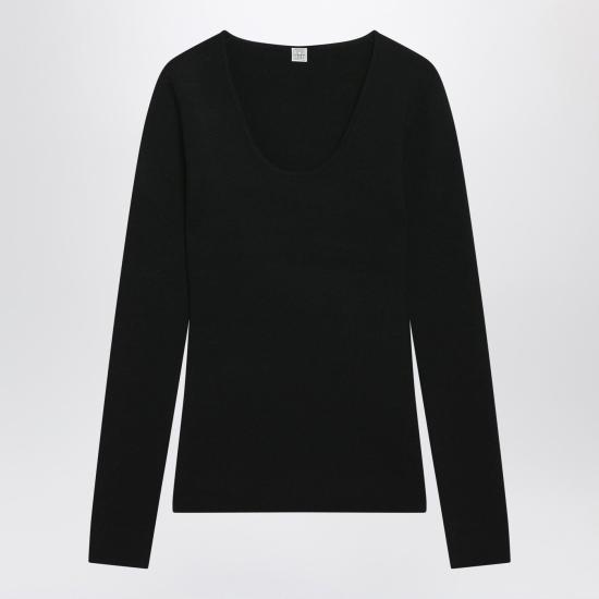 26SS 토템 긴팔 티셔츠 254WRT0571YA0128 001 Black