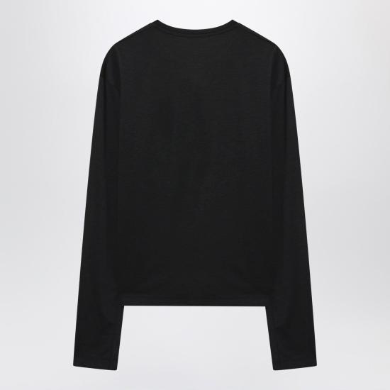 26SS 토템 긴팔 티셔츠 253WRT0588FB0419 001 Black - TOTEME