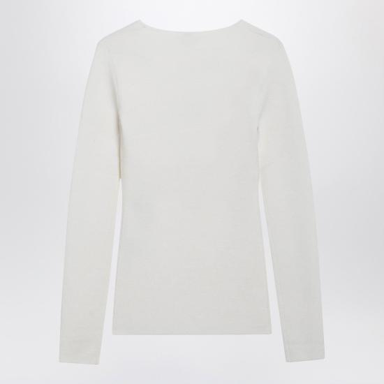 26SS 토템 긴팔 티셔츠 254WRT0571YA0128 116 Ecru - TOTEME