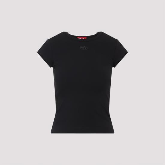 26SS 디젤 반팔 티셔츠 A199120AFAA 9XX Black - DIESEL